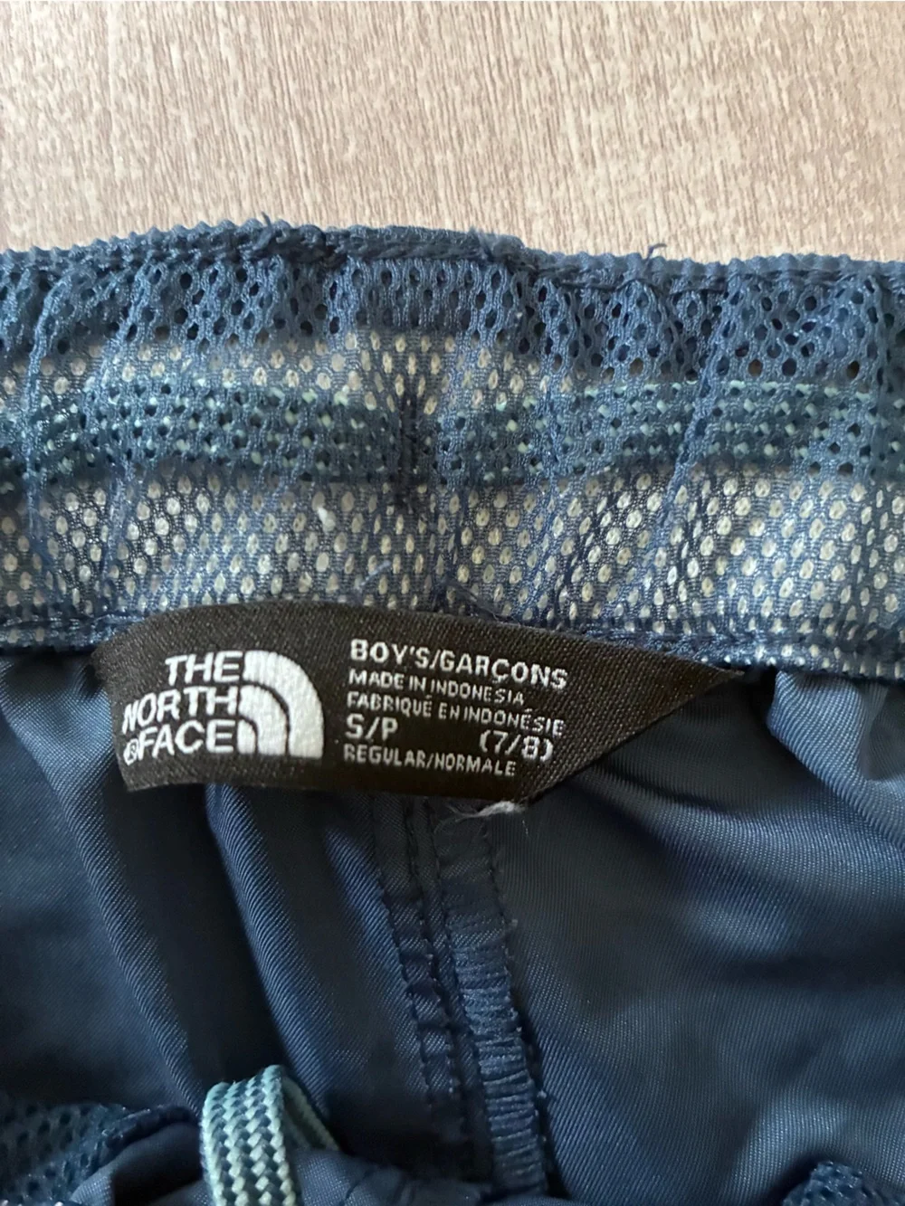 The North Face Men’s Navy and Mint Two-Tone Athletic Shorts